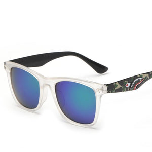 Fresh Squared Off Flat Top Stylish Street Scene Shades Sunglasses - Mix Colors