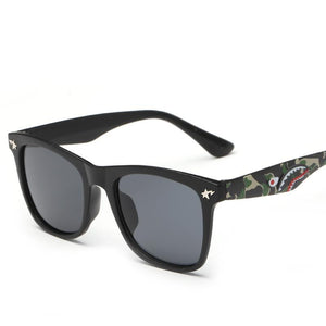 Fresh Squared Off Flat Top Stylish Street Scene Shades Sunglasses - Mix Colors