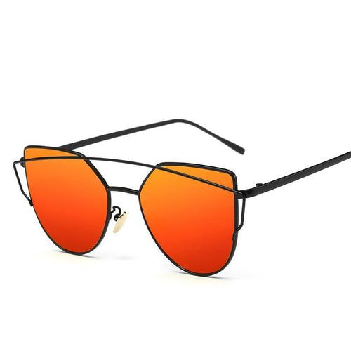 Cat Eye Metal Fashion Sunglasses - Mix Colors